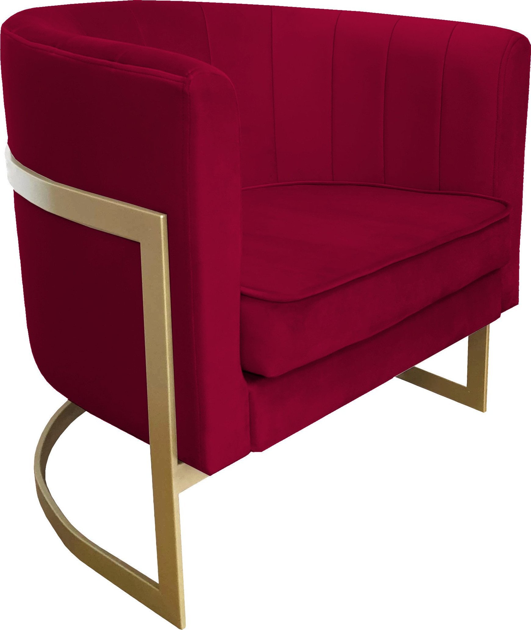 Atos Fotel Glamour podstawa złota MG31