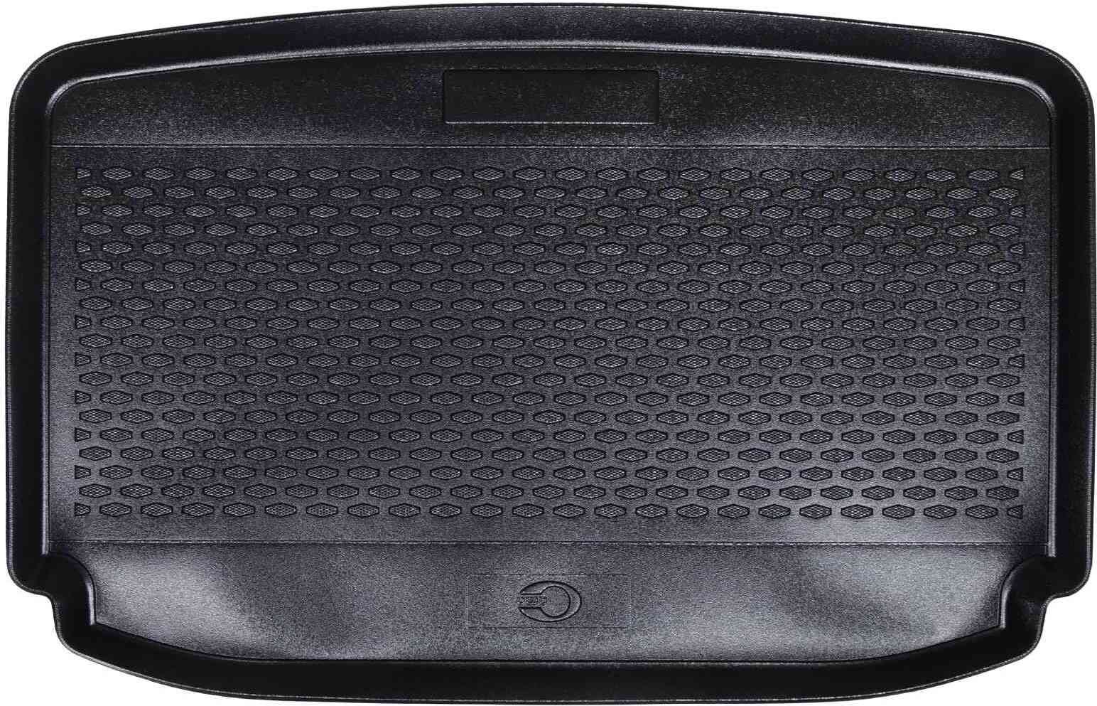 vidaXL Mata bagażnika Czarny FABIA TPE