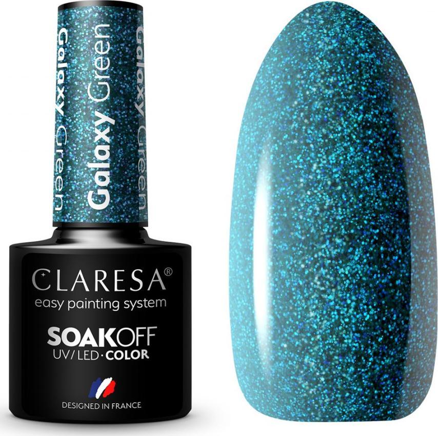 Claresa CLARESA Lakier hybrydowy Galaxy Green 5g