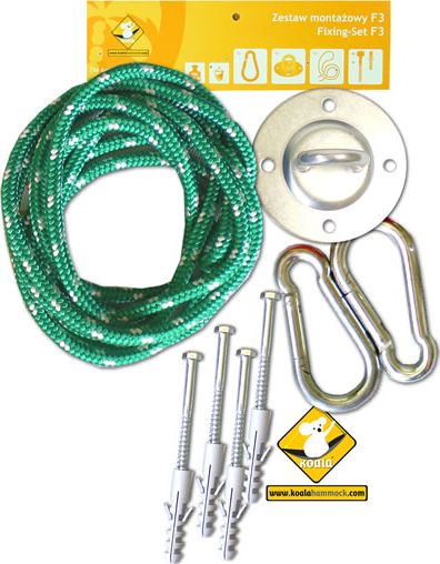 Koala Zestaw montażowy do foteli hamakowych, zielony (koala/fix/ch1)