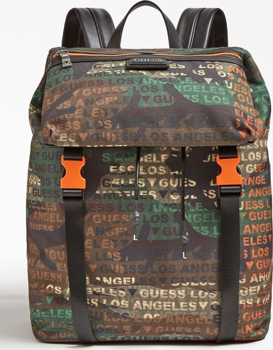 Guess Guess, Salameda, Backpack, Camouflage, Laptop Compartiment, Unisex Unisex