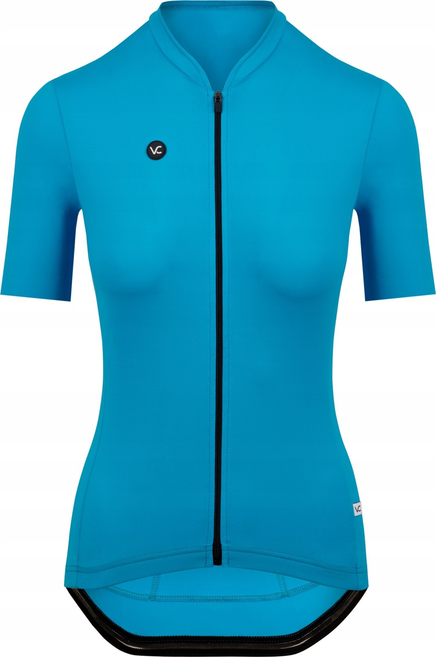 Velcredo Koszulka kolarska damska turkus rowerowa