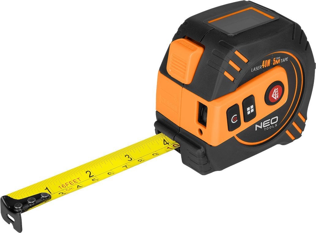 Dalmierz laserowy z miarką zwijaną