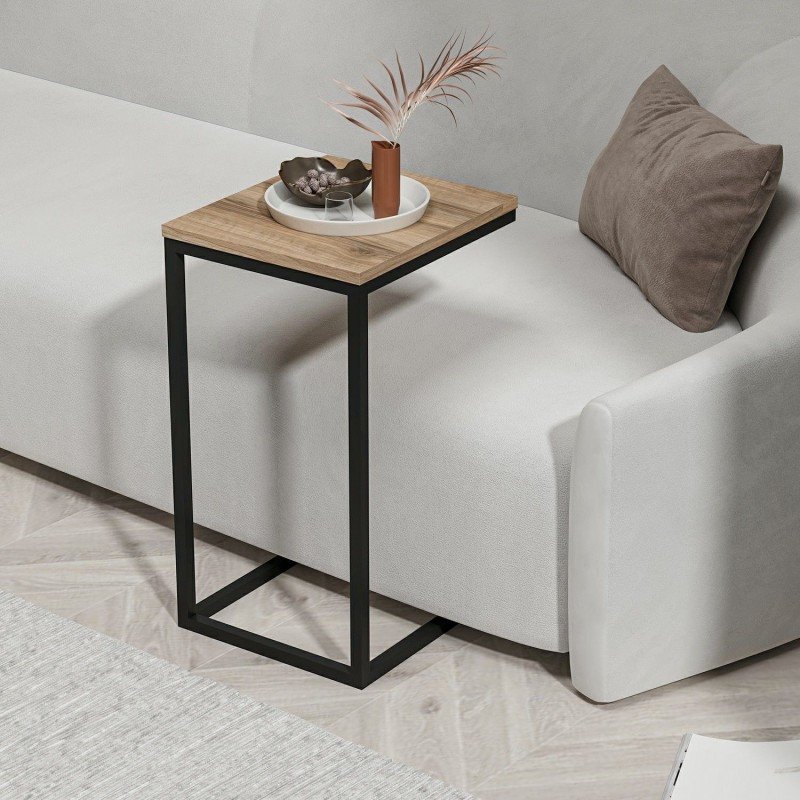 Kavos staliukas Asir Davin, rudas