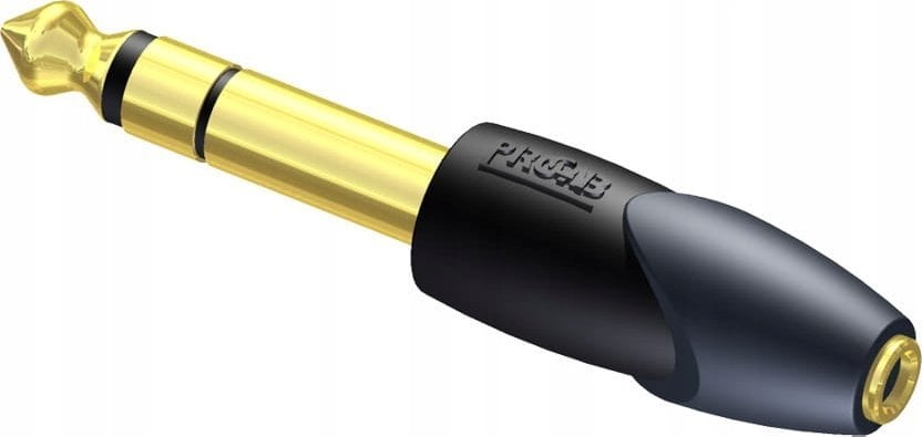 Adapter AV Procab PROCAB CLP206 Adapter - 3.5 mm Jack female stereo - 6.3 mm Jack male stereo