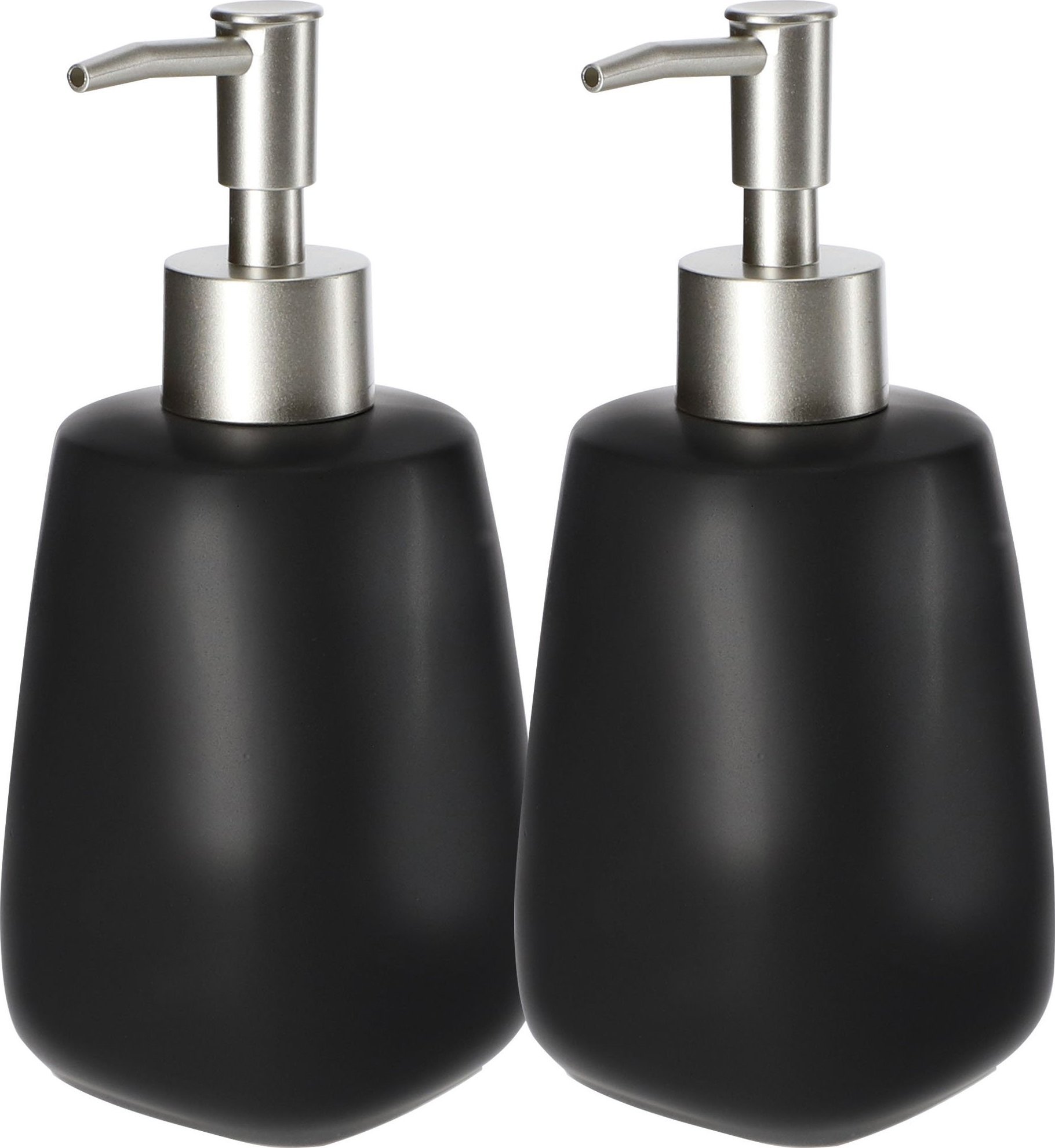 Dozownik do mydła Kadax Dozownik Na Mydło Płyn Pojemnik Czarny 2 x 400ml