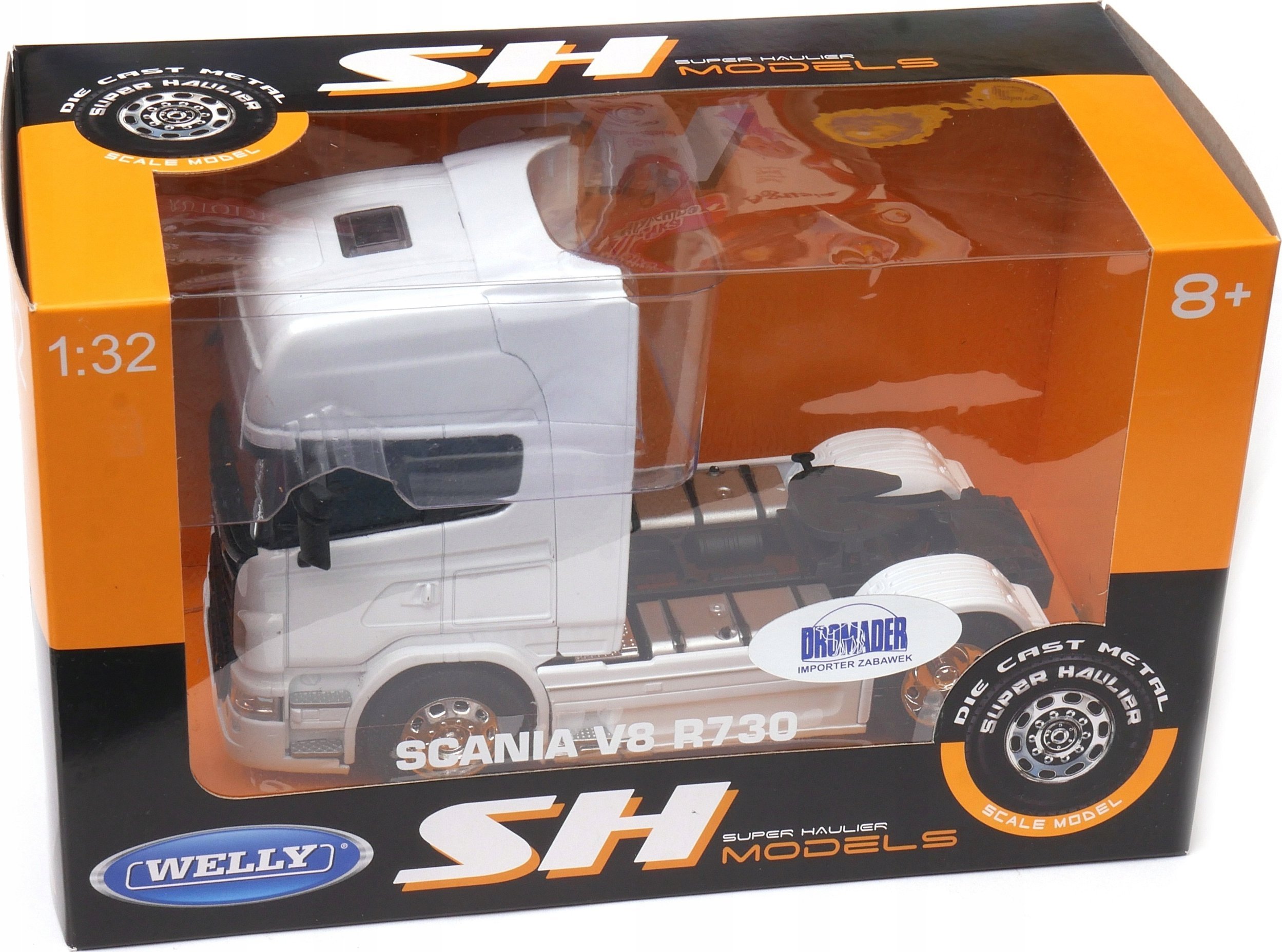 Welly Scania R730 V8 (4x2) (white) - GXP-577140