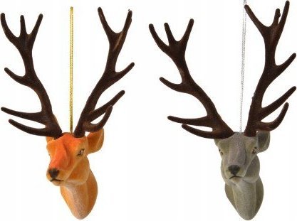 Kaemingk Zawieszka na choinkę świąteczna Jeleń 13 cm