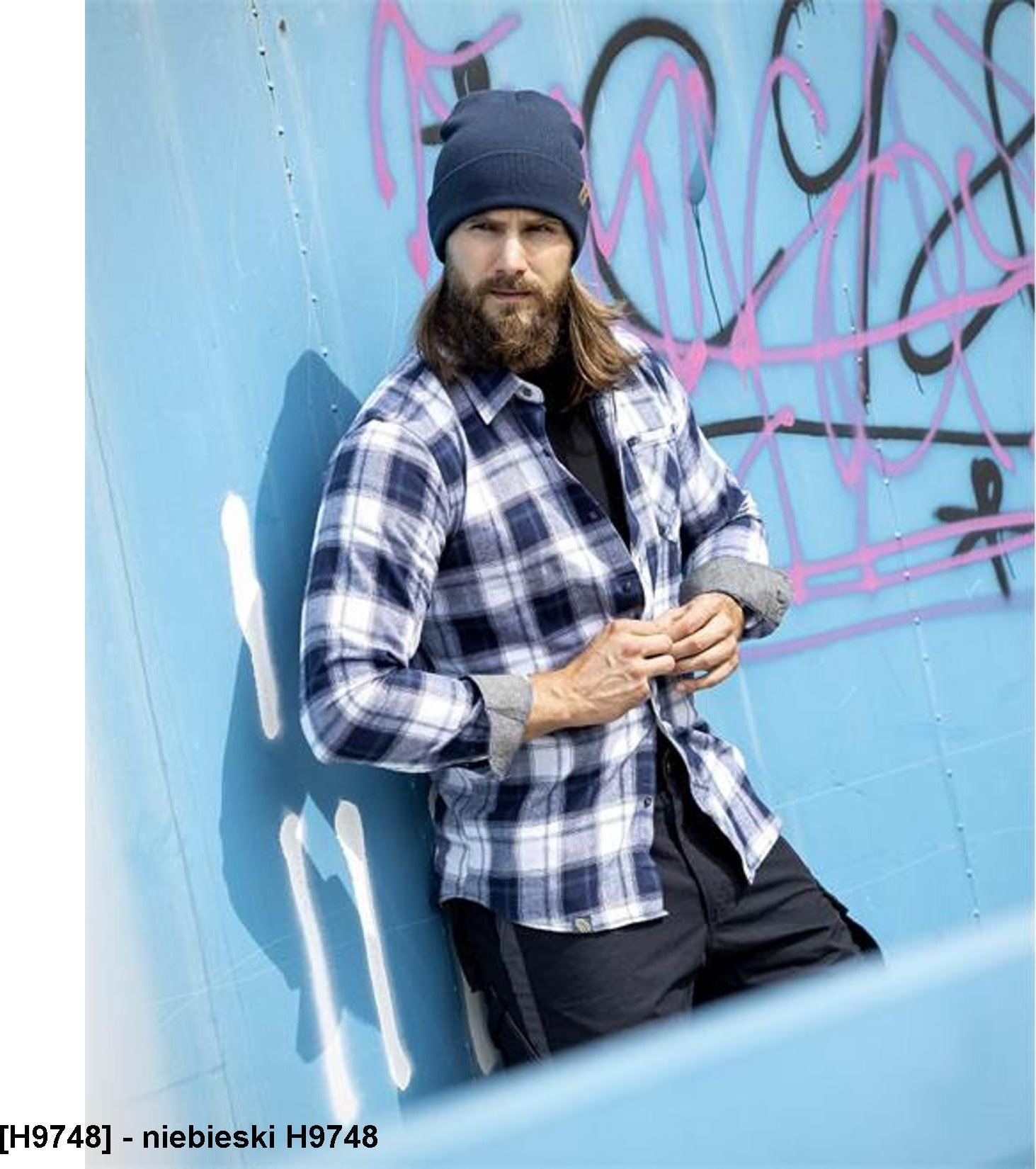 Ardon OPTIFLANNEL ARDON H97 - koszula z miękkiej flaneli - niebieski H9748 3XL