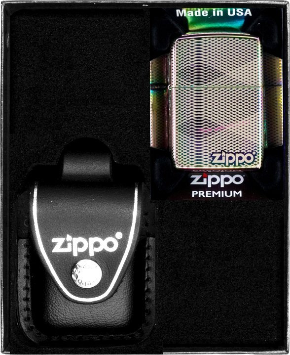 Zestaw ZIPPO Zapalniczka ILLUSION LINE PATTERN DESIGN Prezentowy No3