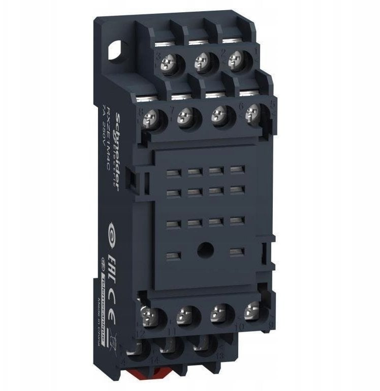 Zelio Relay gniazdo RXZ styk mieszany 7 A 250 V zacisk śrubowy dla przekaźnika RXM2.. RXM4..