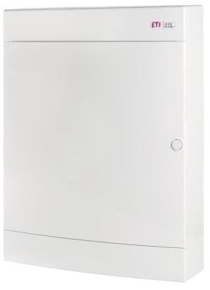 Rozdzielnica multimedialana 3x18 natynkowa wyposażona w płytę gniazdo i szynę TH / IP 40 400V AC / ECT 3X18PO MEDIA-MOD 0011013