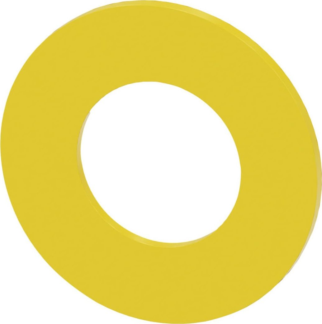 Siemens Etykieta podkładkowa żółta śr. zew. 45mm wew. 225mm gr. 2mm bez inskrypcji 3SU1900-0BA31-0AA0