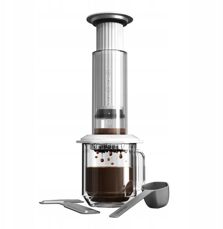 Aero Press Zaparzacz do kawy szklany biały