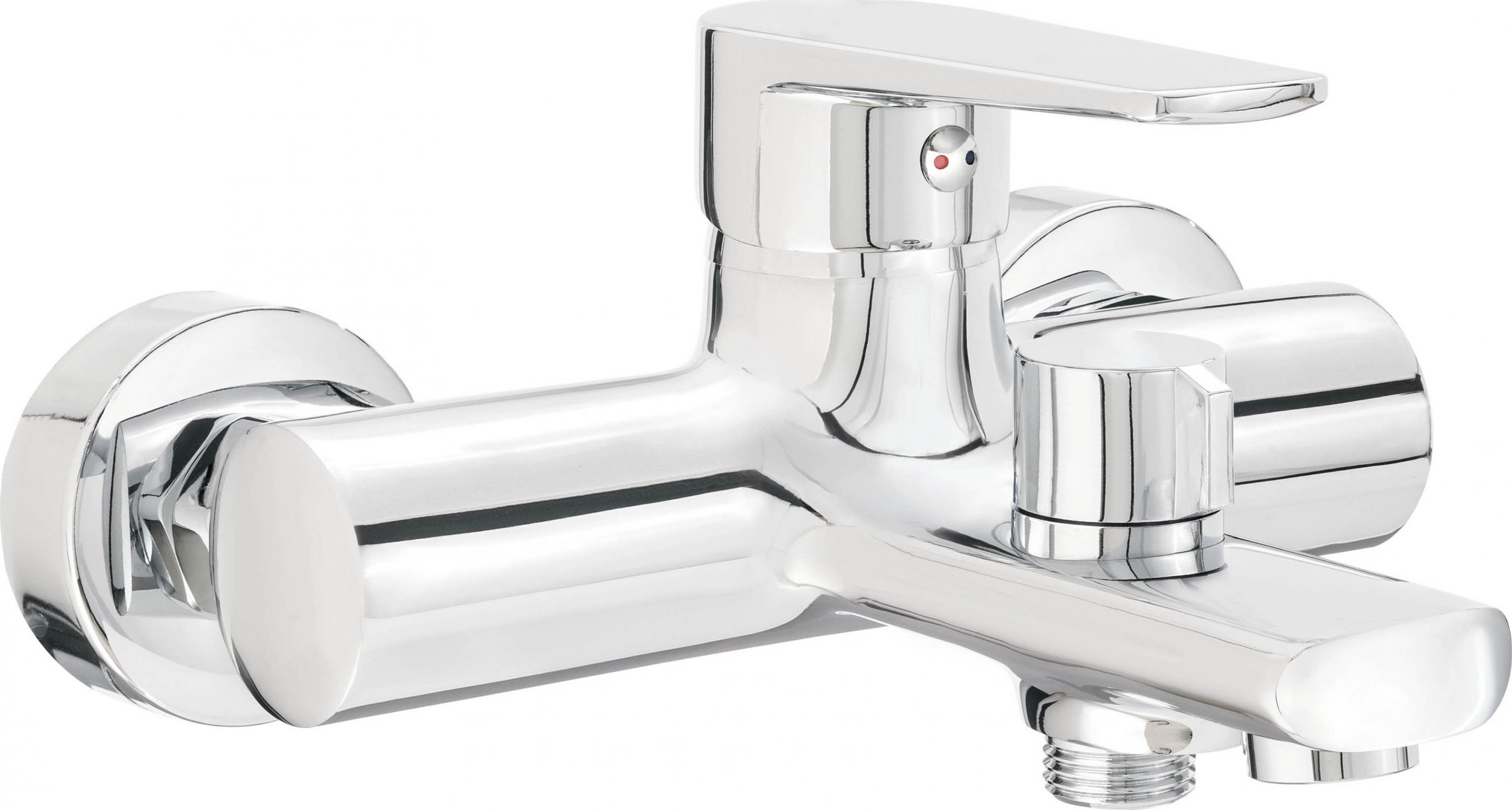 Bateria wannowa Deante Tubo podtynkowe chrom (BUT 010M)