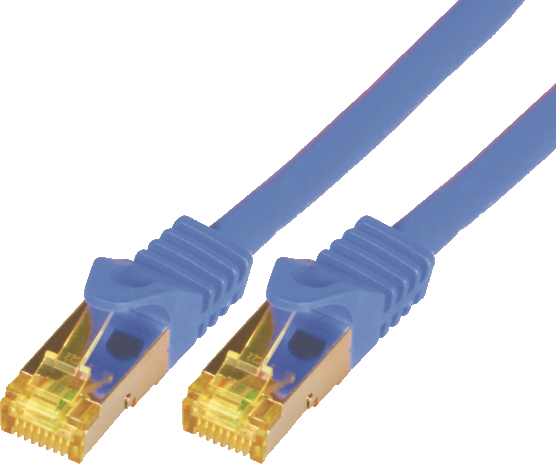 Mcab Patchcord, Cat7, S-FTP, PIMF, LSZH, 2m, niebieski (3753)