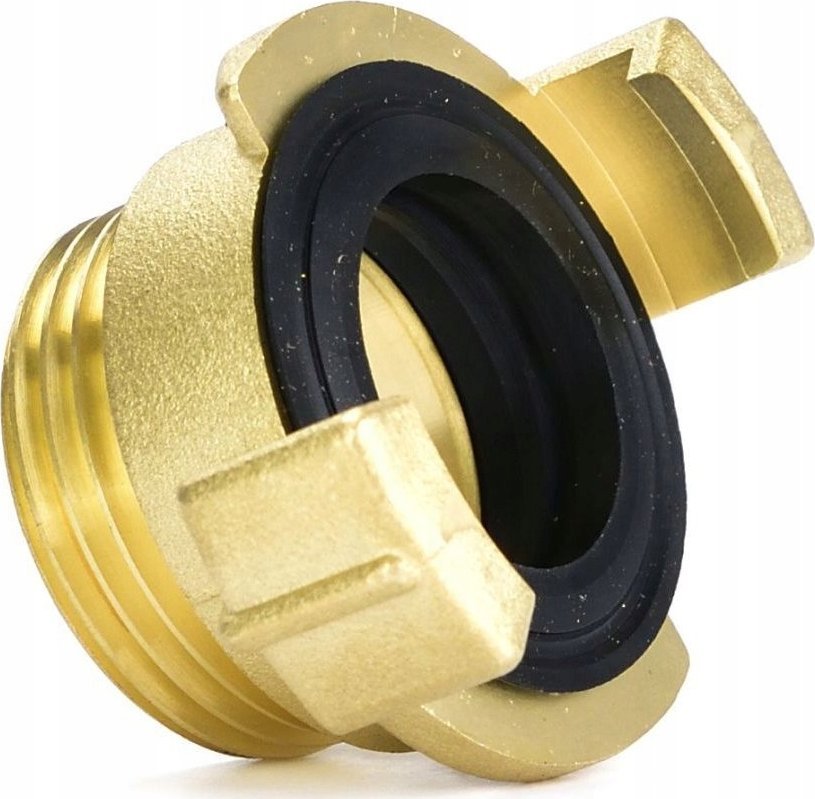 Geko Złącze kłowe mosiężne kompatybilne z GEKA - GZ 1” (12/96)