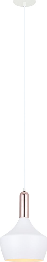 Lampa wisząca Italux Ophelia industrial biały (MDM-3028/1 W+COP)