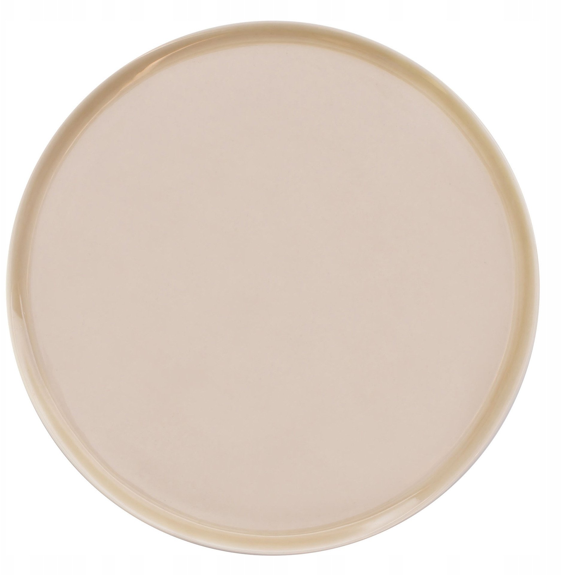 ETER Talerz płaski okrągły 28 cm, beżowy