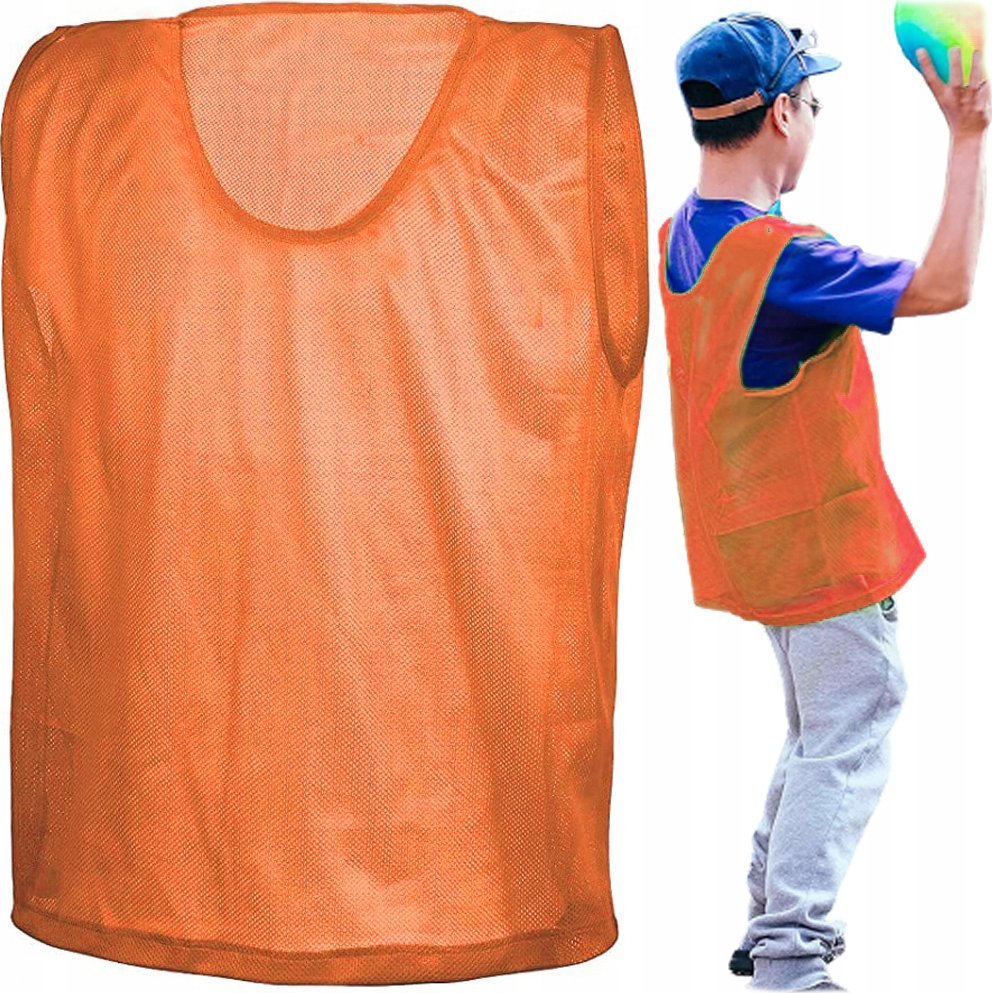 Korbi KOSZULKA TRENINGOWA ZNACZNIK NARZUTKA POMARAŃCZ M