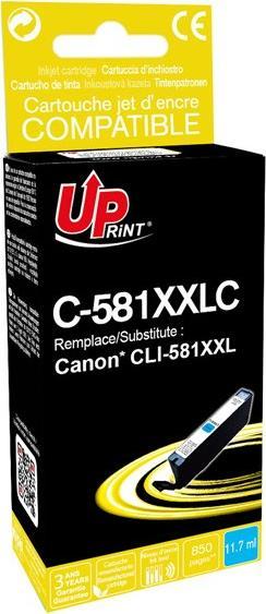 Tusz UPrint UPrint kompatybilny ink / tusz z CLI-581C XXL, cyan, 11,7ml, C-581XXLC, very high capacity, dla Canon PIXMA TR7550, TR8550, TS6150