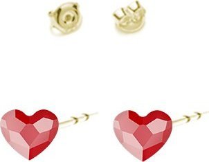 Radziszewska Jewellery Kolczyki Pozłacane Malutkie Serduszka