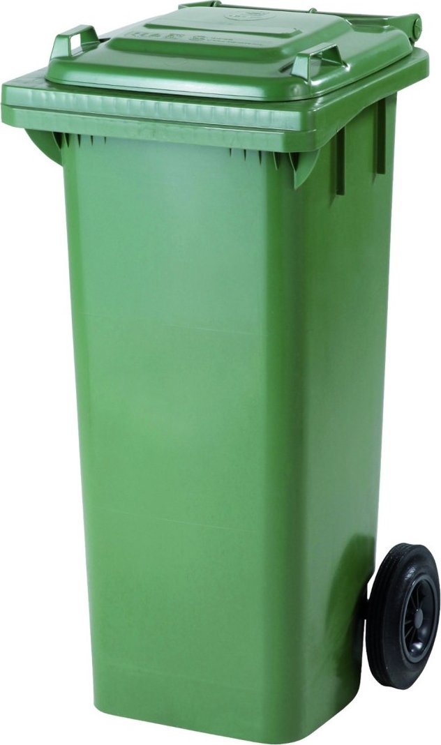 Kosz na śmieci Europlast Austria Pojemnik kosz kubeł na odpady śmieci EUROPLAST 80L zielony
