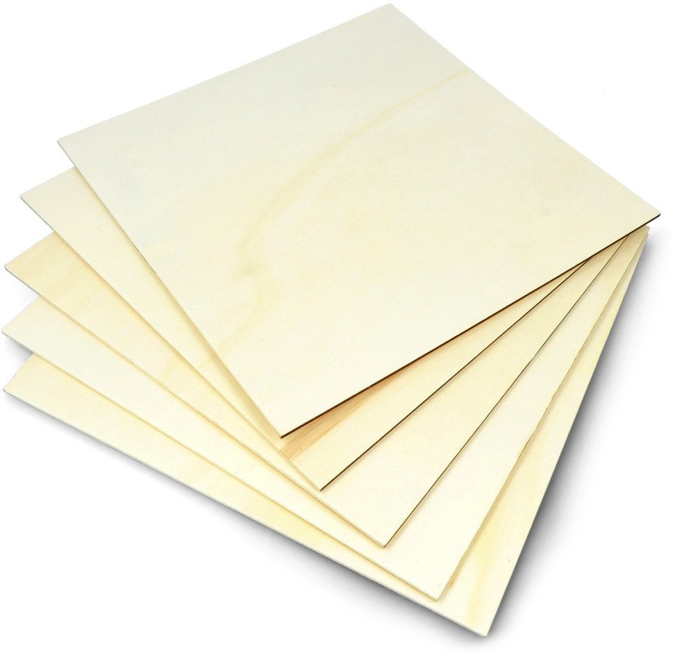 Sklejka topolowa - 3mm - 300x300mm - 5szt.}