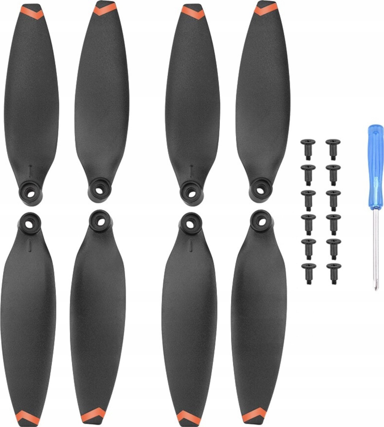 BRDRC ŚMIGŁA DO DRONA FIMI X8 MINI ORANGE 8 SZTUK ZESTAW