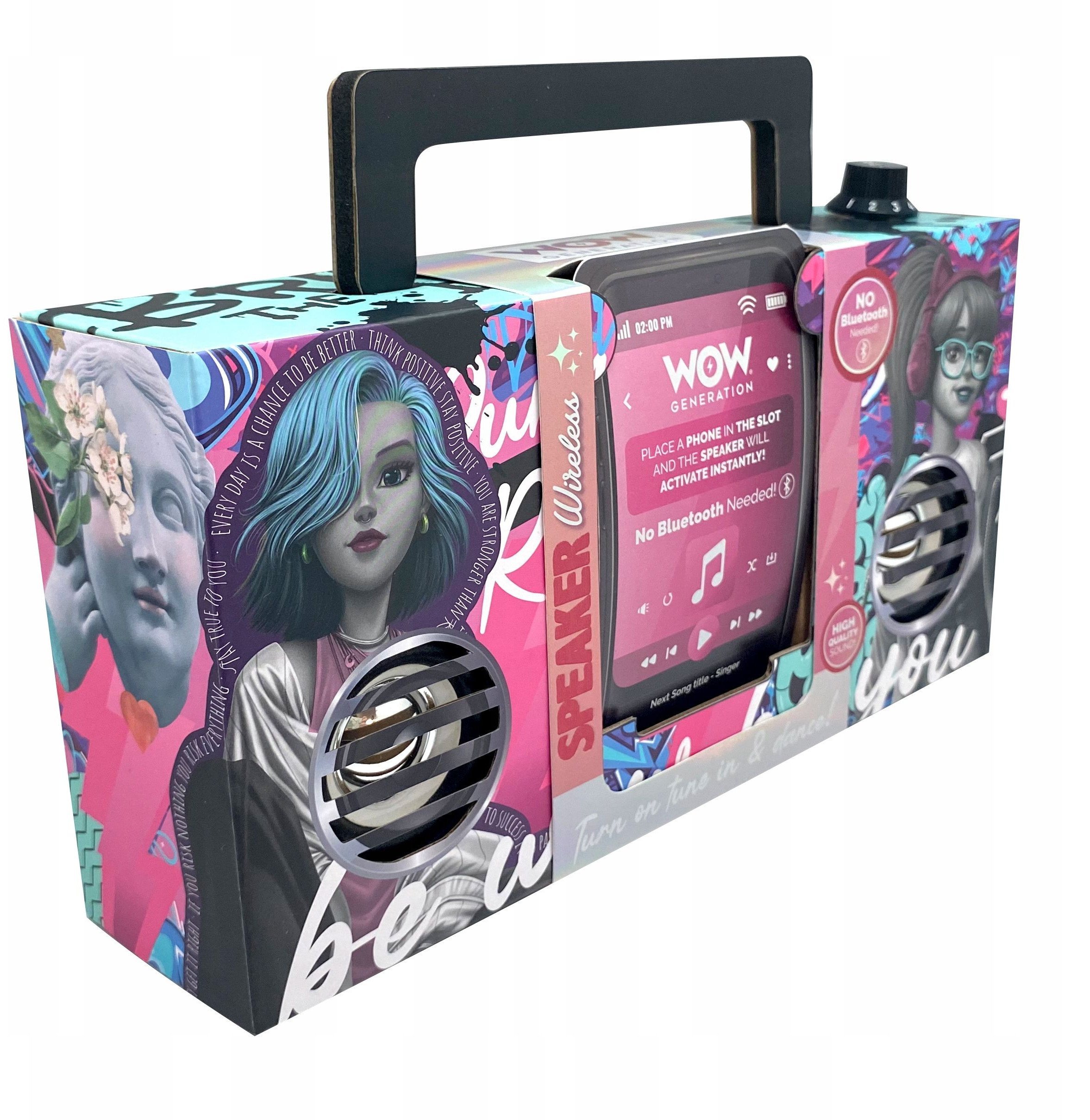 Głośnik Przenośny Bezprzewodowy Mocny Indukcyjny na Telefon Smartfon WOW / WOW Generation / WOW00122