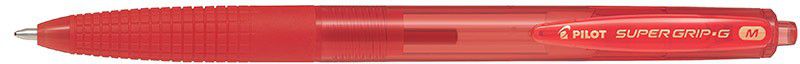 Pilot Długopis automatyczny Super Grip, czerwony (PIBPGG-BR-F-RR)
