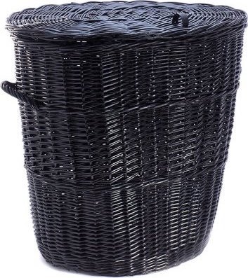 Wnuk Kosz na ubrania (Owal/Czarny/70cm)