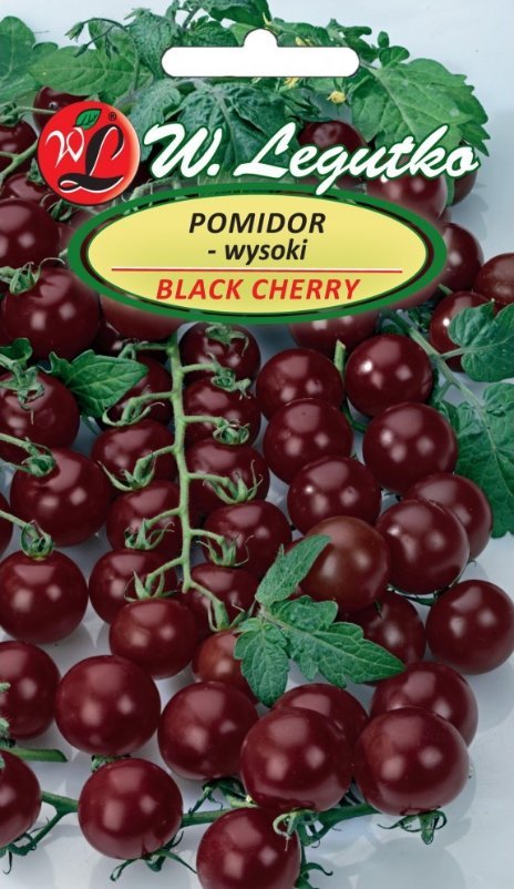Legutko Nasiona Pomidor gruntowy wysoki Black Cherry, 0,2g