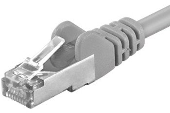 PremiumCord PREMIUMCORD Patch kabel CAT.6 F/UTP, RJ45-RJ45, AWG 26 15m šedá