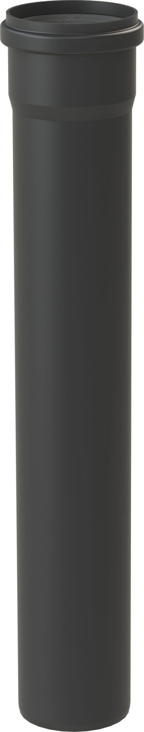 Almeva STARR Rura z kielichem 0,25m DN80 UV Stabilna Czarna