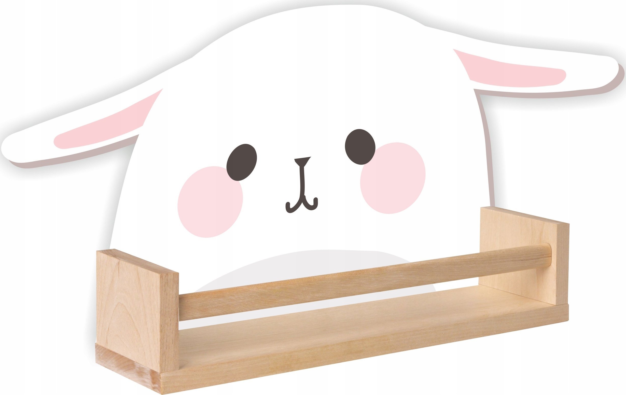 Półka drewniana królik styl skandynawski