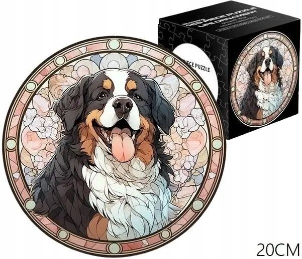 Puzzle 168el Witraż. Pies