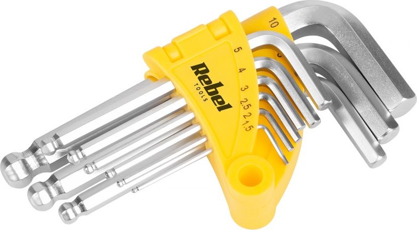 Rebel Zestaw kluczy ampulowych 9 szt.