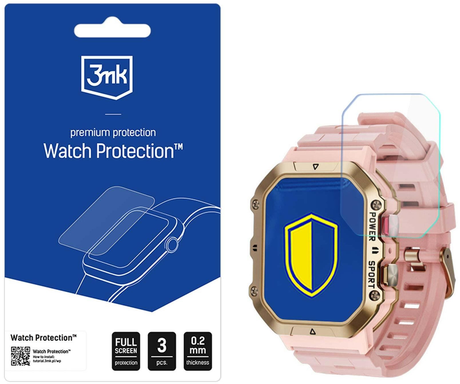 RUBICON RNCF28 - 3MK WATCH PROTECTION FLEXIBLEGLASS
