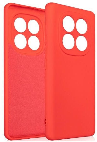 Beline Etui Silicone Xiaomi Redmi Note 14 Pro czerwony/red