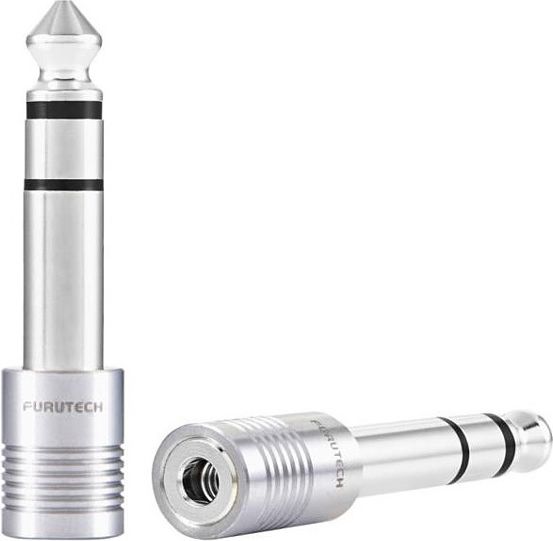 Adapter AV Furutech ADL Jack 6.3mm - Jack 3.5mm srebrny