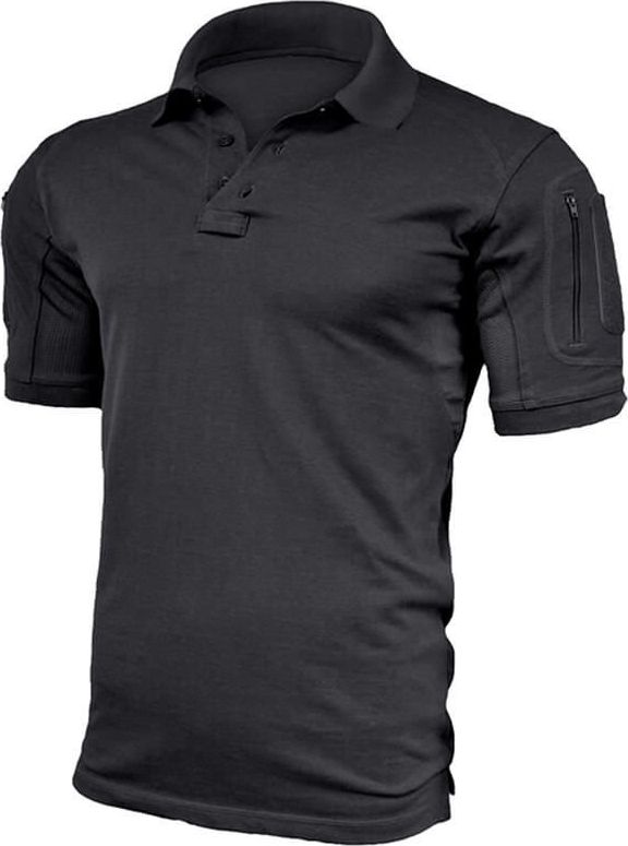 Texar Koszulka męska Polo Elite Pro Czarna r. 3XL