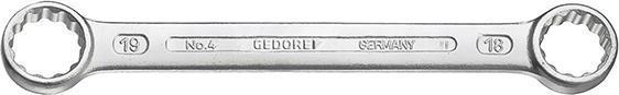 Gedore Klucz oczkowy dwustronny, prosty GEDORE