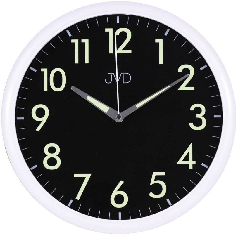 Zegar ścienny JVD HP301.1 30 cm biały .