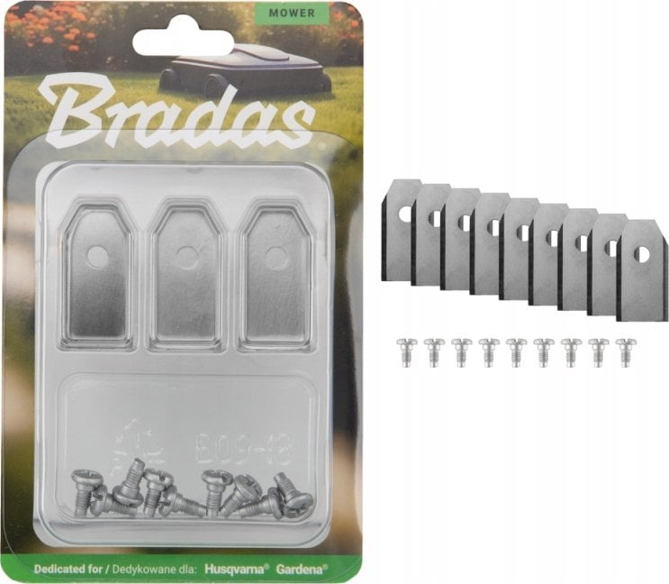 NOŻE DO ROBOTÓW KOSZĄCYCH HUSQVARNA/GARDENA 9szt. NEUTRAL