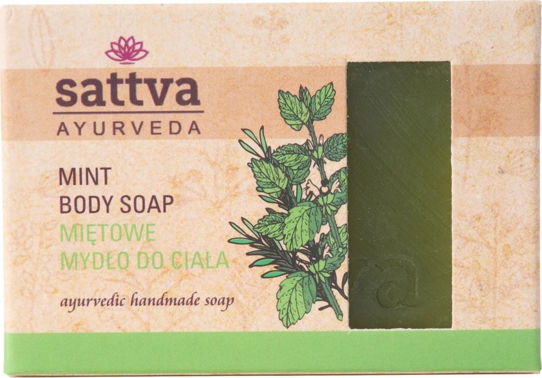 Sattva Ayurveda Miętowe mydło do ciała 125g