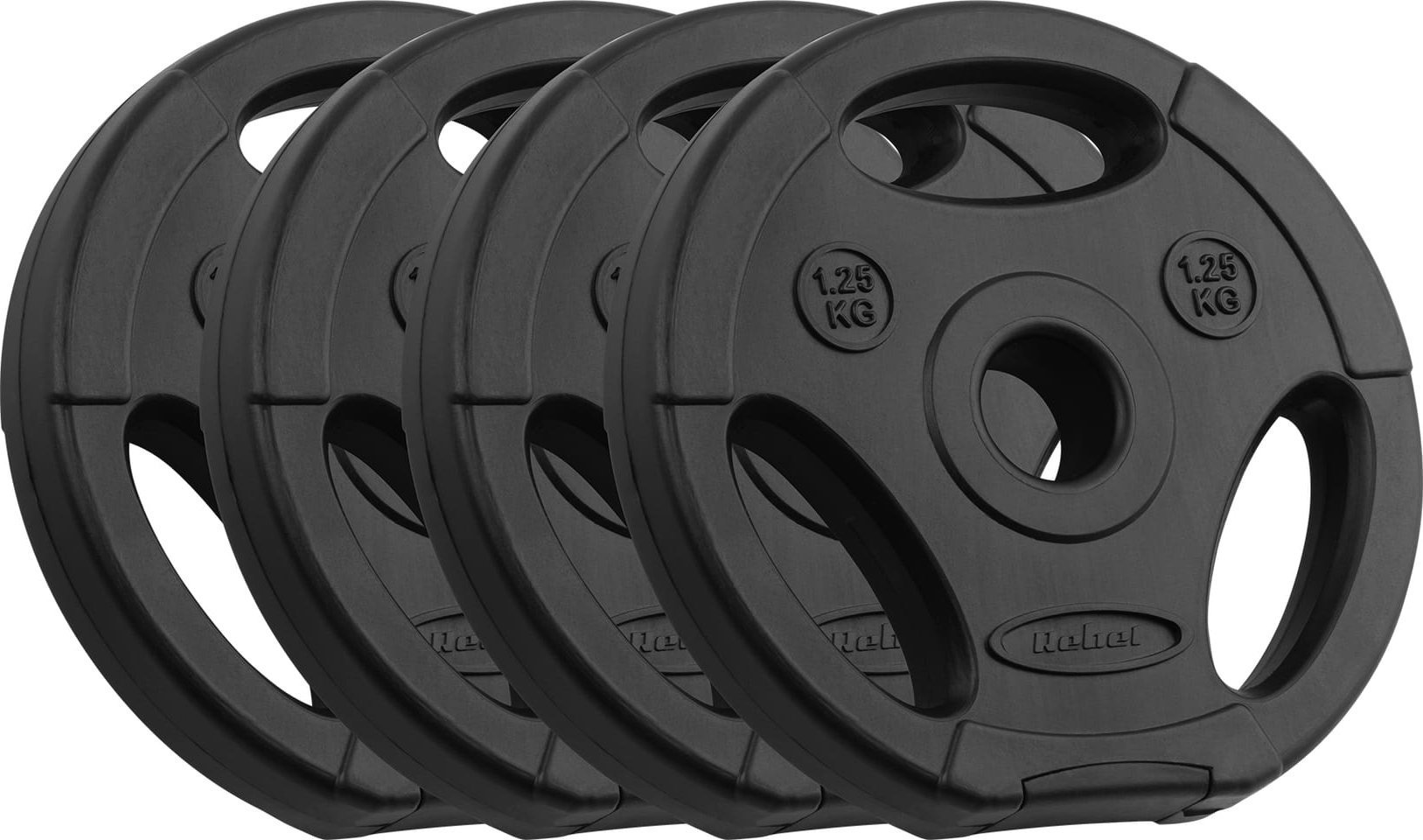 Rebel Zestaw obciążeń bitumicznych 4x1.25kg, otwór 31mm, talerz z uchwytami (RBA-2120)