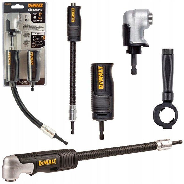 Dewalt Udarowy adapter kątowy DT20502 4w1