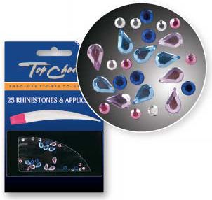 Top Choice Kryształki na paznokcie i ciało 25szt (3479)