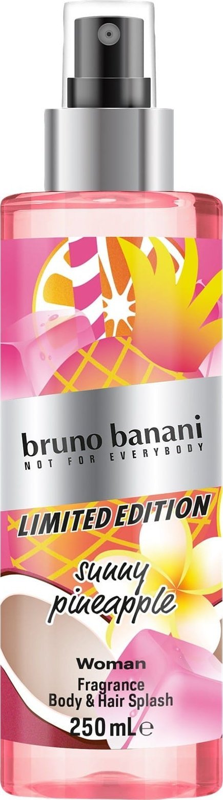 BRUNO BANANI Woman Mgiełka zapachowa do ciała i włosów Sunny Pineapple - Summer Limited Edition 250 ml